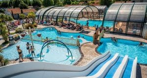 Espace aquatique du camping le Nid d'été aux Sables d'Olonne