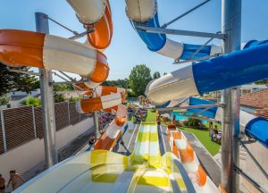 Les toboggans aquatiques du camping les Pirons aux Sables d'Olonne