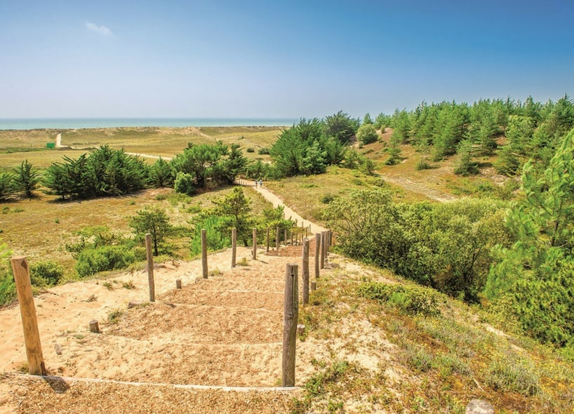 Plage Vendéenne aux alentours du camping Riez à la Vie à Saint-Hilaire-de-Riez