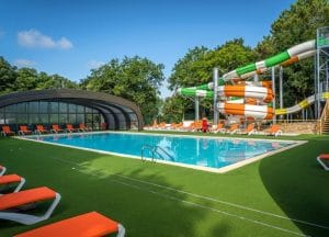 Espace aquatique du camping Les Ajoncs d'Or à la Baule en Bretagne