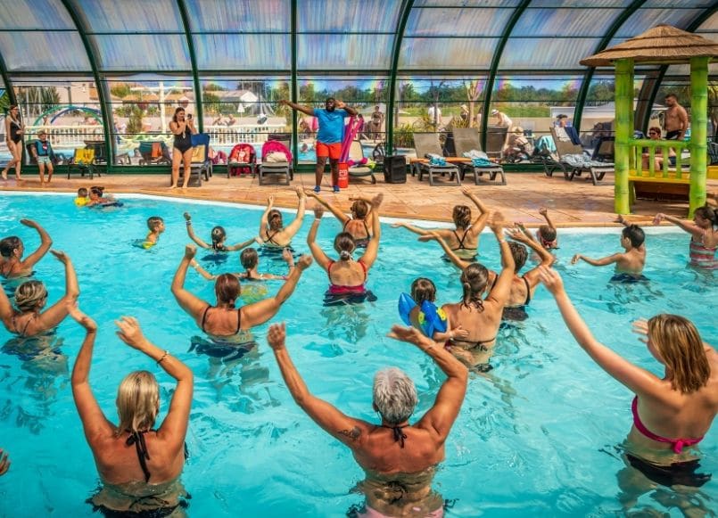 Aloa Vacances : espace aquatique du camping aux sables d'olonne avec piscine couverte- Nid d'été