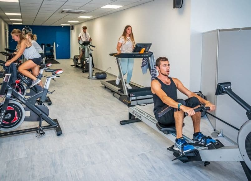 Aloa Vacances : salle de sport au camping aux Sables d'Olonne Le Nid d’été