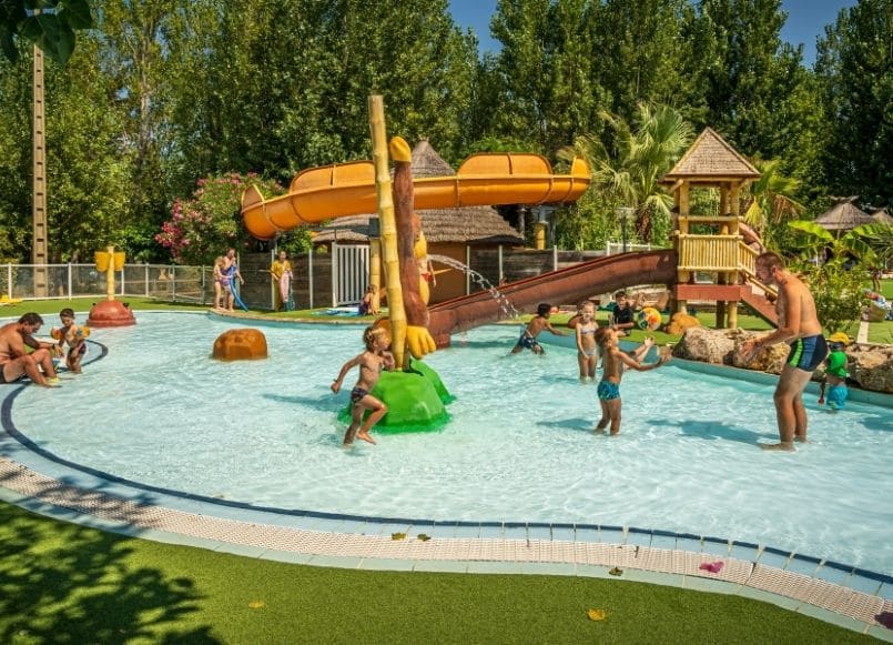 Aloa Vacances : pataugeoire du camping avec piscine Le Clos Virgile