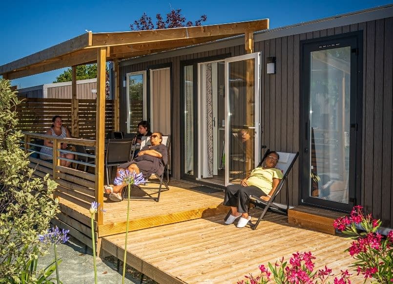 Mobil-home Premium camping Le Nid d'Eté en Vendéen