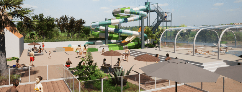 Espace aquatique du camping Hourtin - L'Orée du Bois